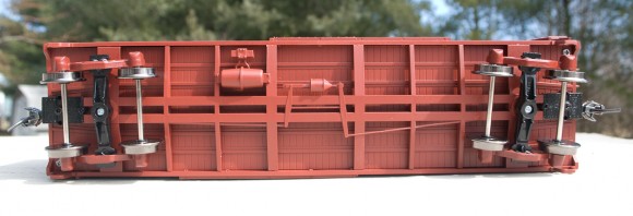 Weaver Milwaukee Road Box Car - Underbody details