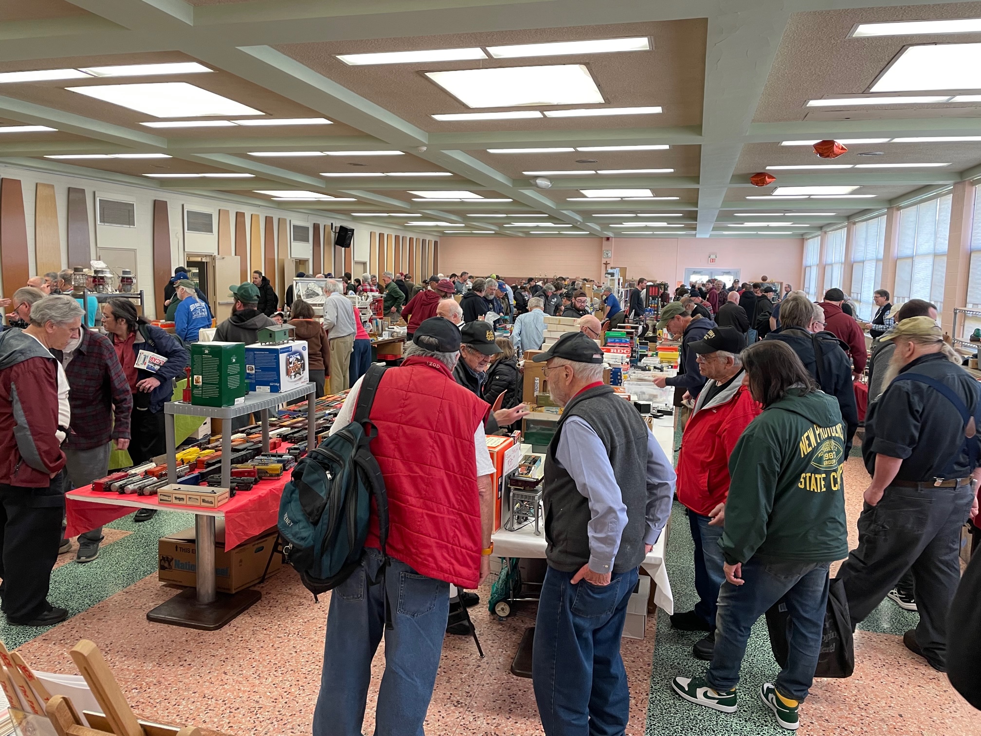 Mother Seton Train Show Modeling the Reading in Proto48